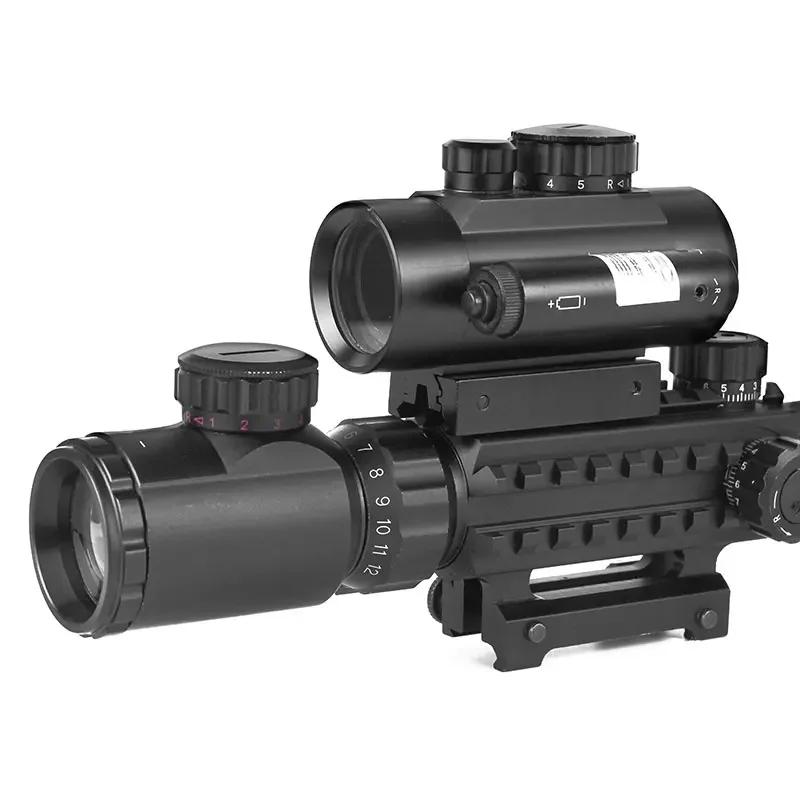 Hot Sale Optical Crosshair Outdoor Hunting  4-12x50EG+1x40RDL Tactical Scope