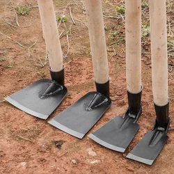 Small Gardening Hoe Manganese Steel Weeding Hoe Household Garden Outdoor Farming Tools For Digging Soil Planting Flower Plants