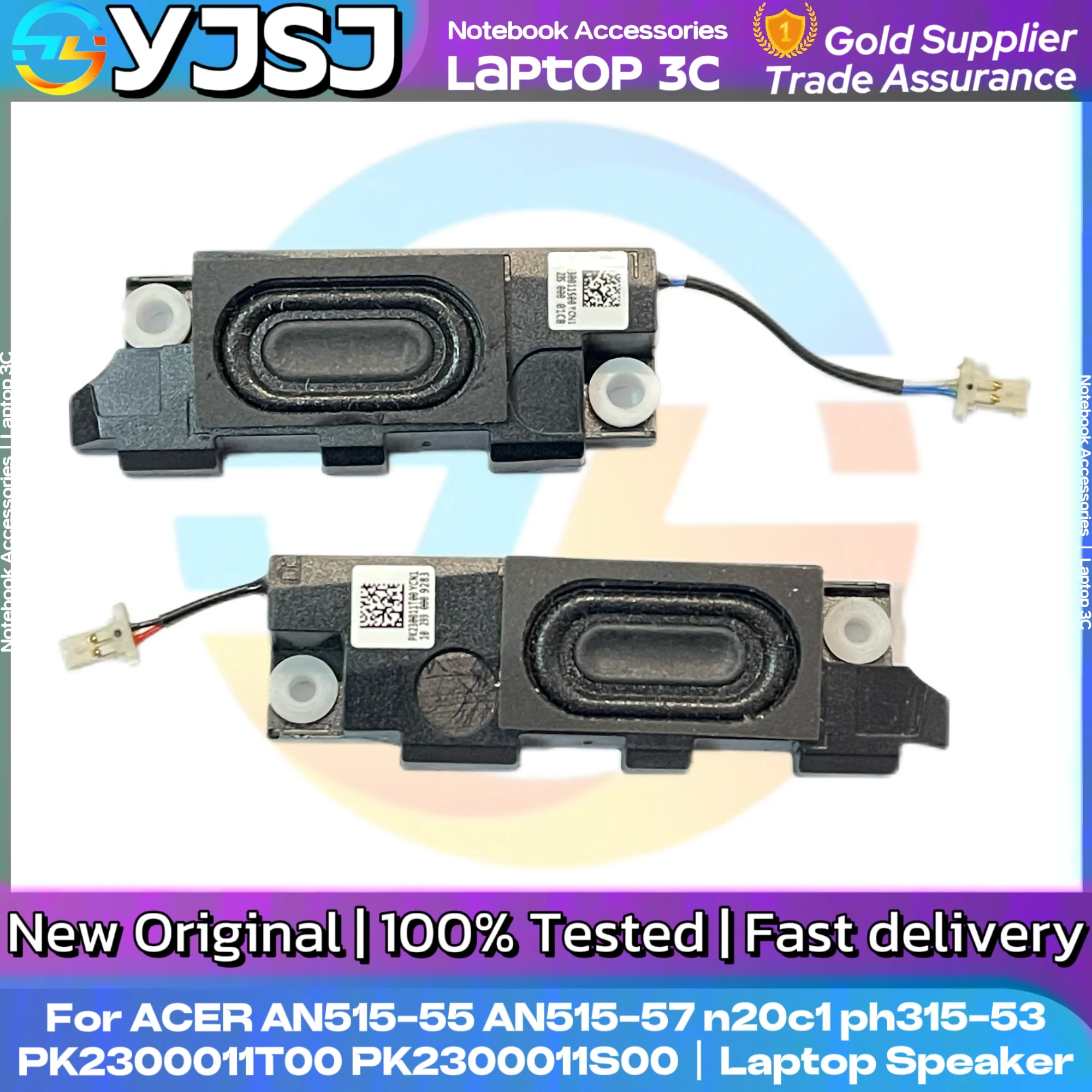 New Original Laptop Speaker for Acer AN515-55 AN515-57 N20C1 PH315-53 Built-in Speaker Horn Audio PK2300011T00 PK2300011S00