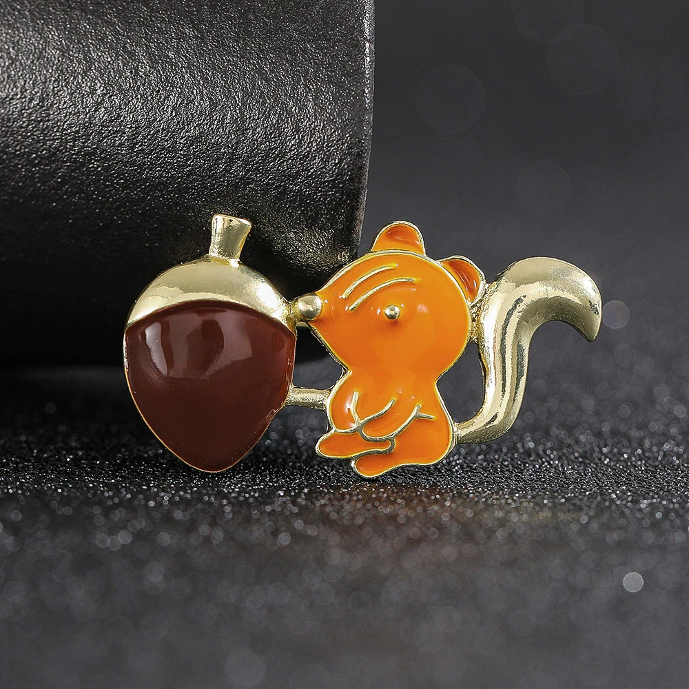Exquisite Squirrel Brooches for Women Unisex Pins Banquet Party Backpack Gifts Jewelry Accessories 2026