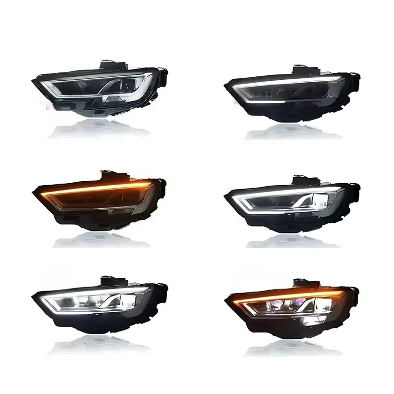 Professional Manufacturer Car Lights Led Headlight Assembly Led Headlights for  A3 2013 Upgrade to 2017 Old to New Head Lamp