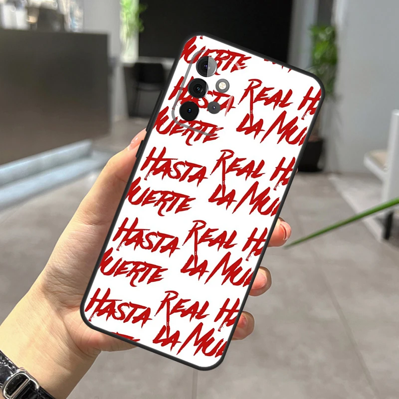 Anuel AA Real Hasta La Muerte Case For Samsung Galaxy A73 A53 A33 A13 A12 A32 A51 A71 A14 A34 A54 A50 A70 A52 A72 Cover