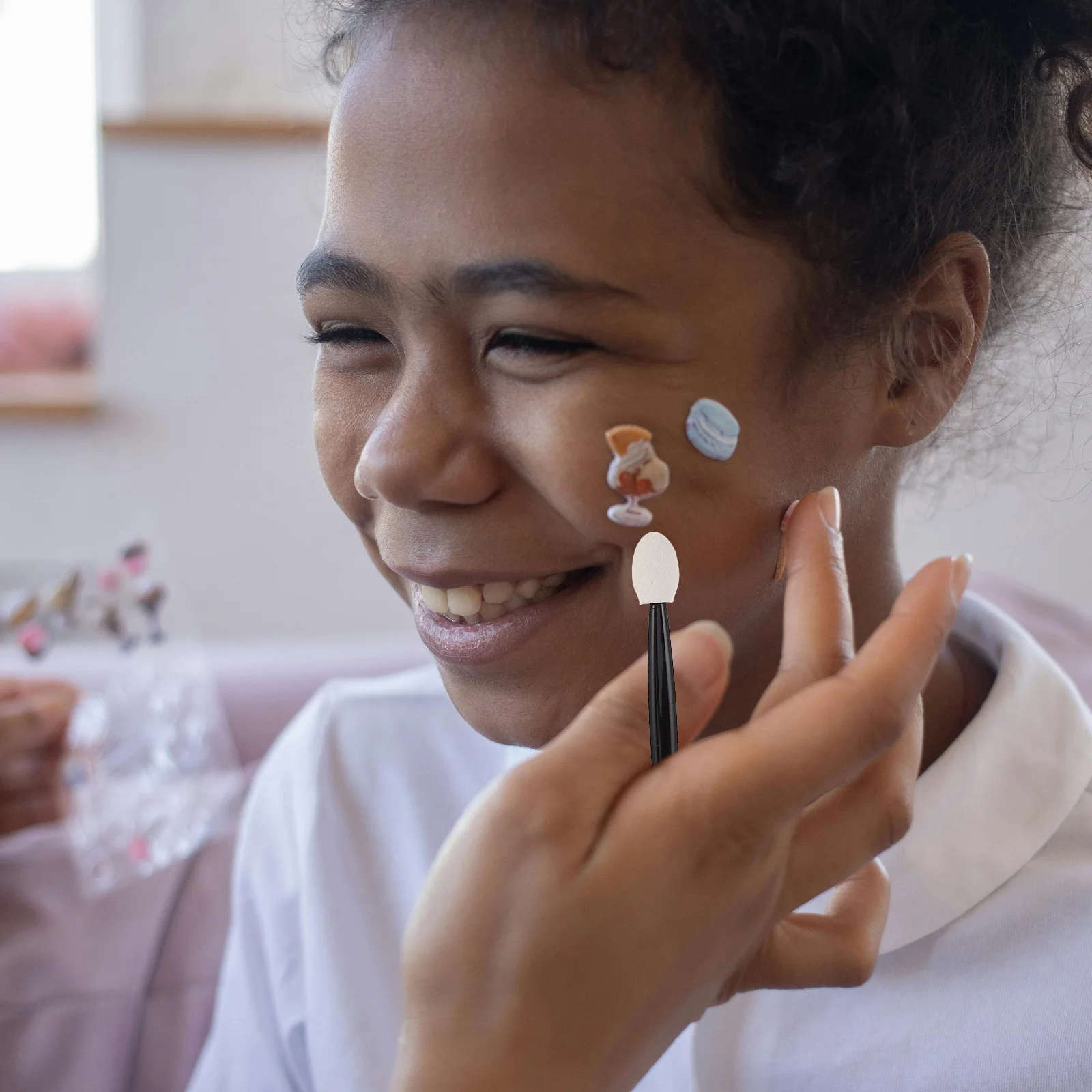 2 Stück Ölfarben-Palette, 6 Farben, einfach anzubringen, zum Entfernen der Körperbemalung für Halloween, Cosplay, Theaterparty, Make-up