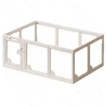 Indoor Clear Acrylic Pet Playpen Easy Assemble Transparent Dog Playpen for Puppy Bunny Cat Pig - Pet Barrier