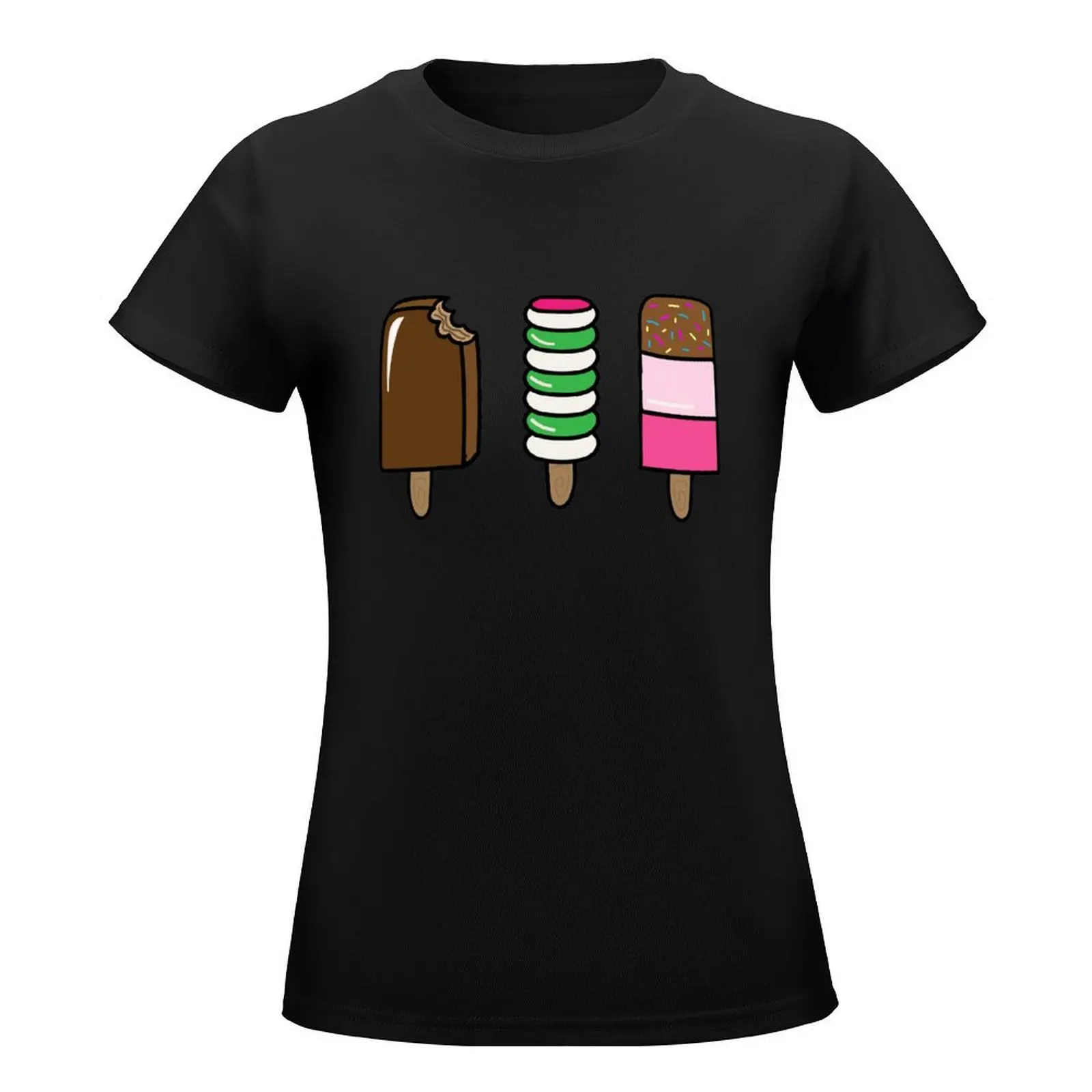 Ice Lollies T-Shirt summer tops shirts graphic tees vintage clothes Top Women