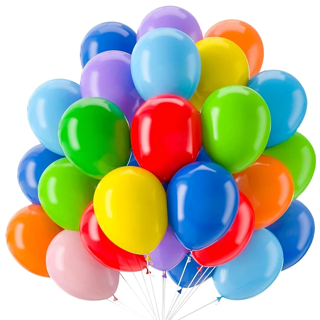 Ballons arc-en-ciel de couleurs assorties, 5/10 pouces, multicolores, en latex, pour la remise des diplômes, la fête prénatale, la fête à thème licorne