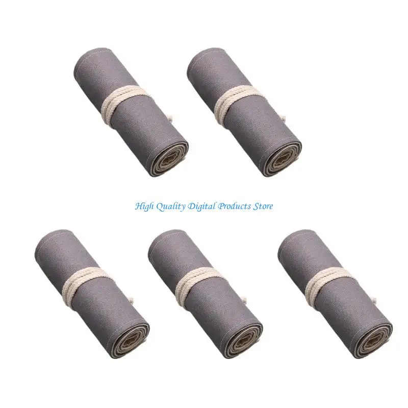 u2jeアーティストペイントブラシホルダーキャンバスロールアップバッグケースペイントブラシストレージポーチオイル水彩ガッシュアートペイントブラシ用