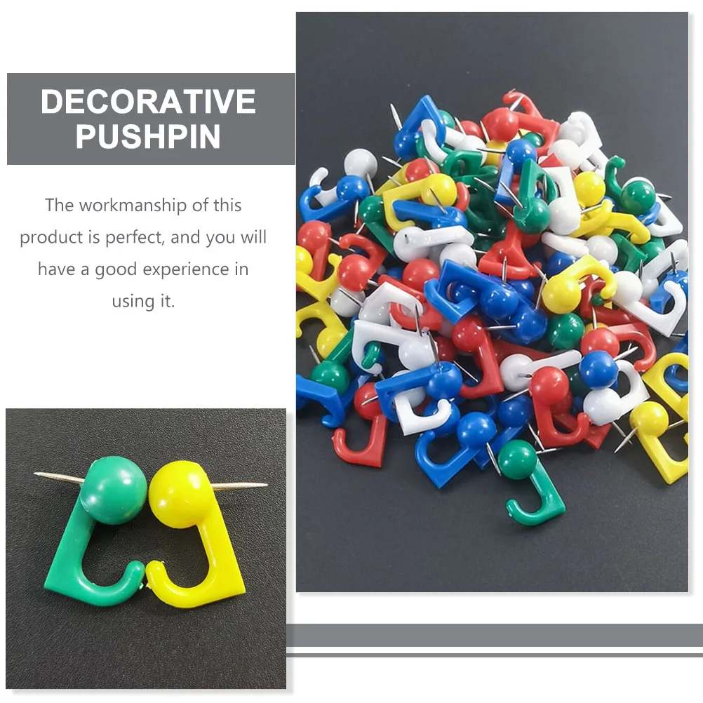 

2 Boxes Nails for Hanging Pictures Pushpin Thumb Tacks Repair Pins Wall Decorative