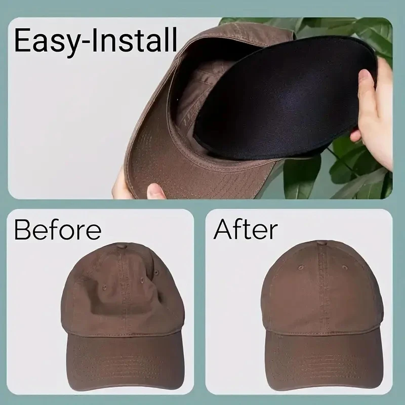 Adjustable Hat Inner Support Cotton Pad Anti-deformation Baseball Cap Visor Insert Curved Brim Shape Retainers Resistant Liner】