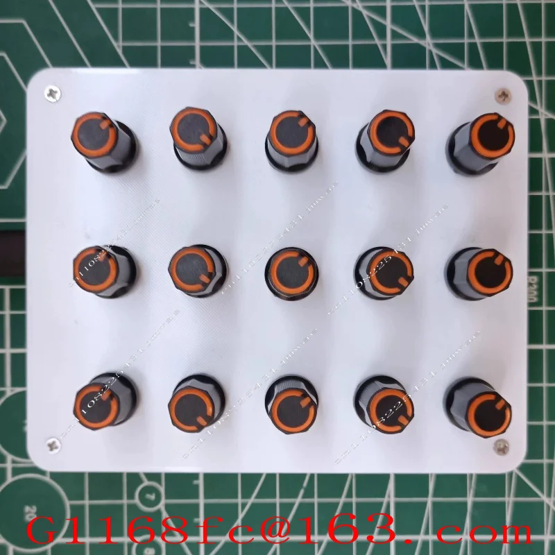 15 Knob Knobs, Custom CC Information Volume, USB-C Interface, Music Host Software, MIDI Controller
