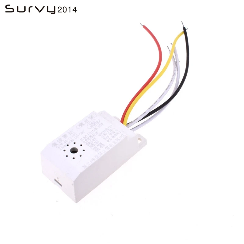 High Quality 220V IR Infrared Module Sensing Microwave Radar motion Sensor Switch Photosensitive Delay Distance diy electronics