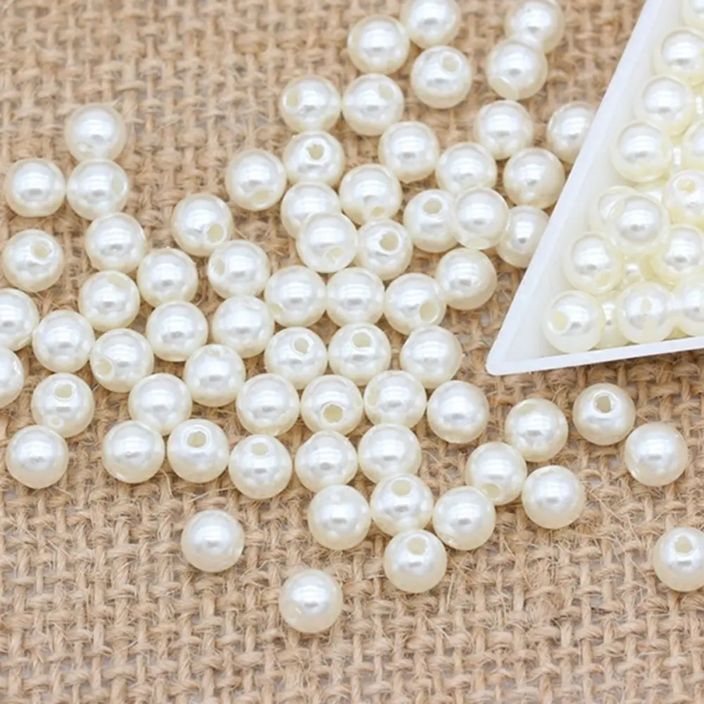 100pcs/set Round Rivets Leather Bag 6mm Size Handmade DIY Clothes Accessories Sewing Rivet Pearl Rivet DIY Rivet Pearl Studs