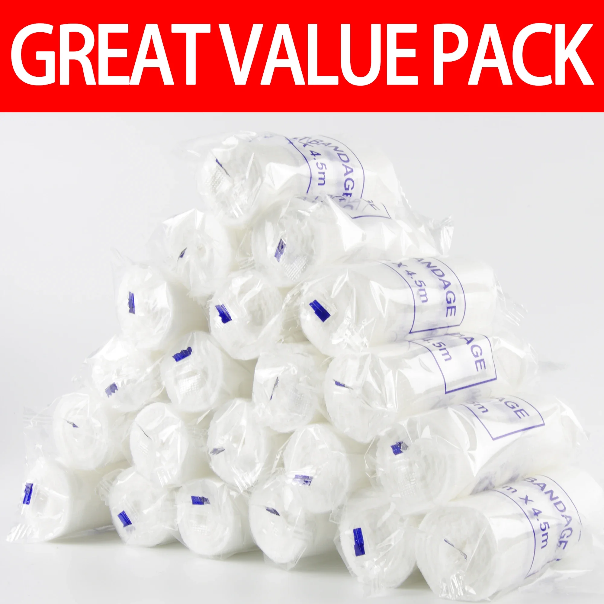 Premium Gauze Rolls 12-24 Pack 3-4\