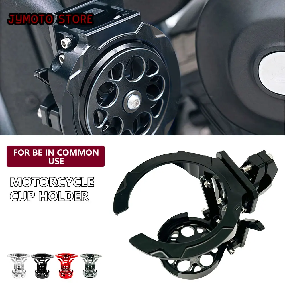 

2025 New Style General motorcycle cup holder Modified Accessories Foldable and rotatable Water Cup Holder CNC Alloy Aluminum