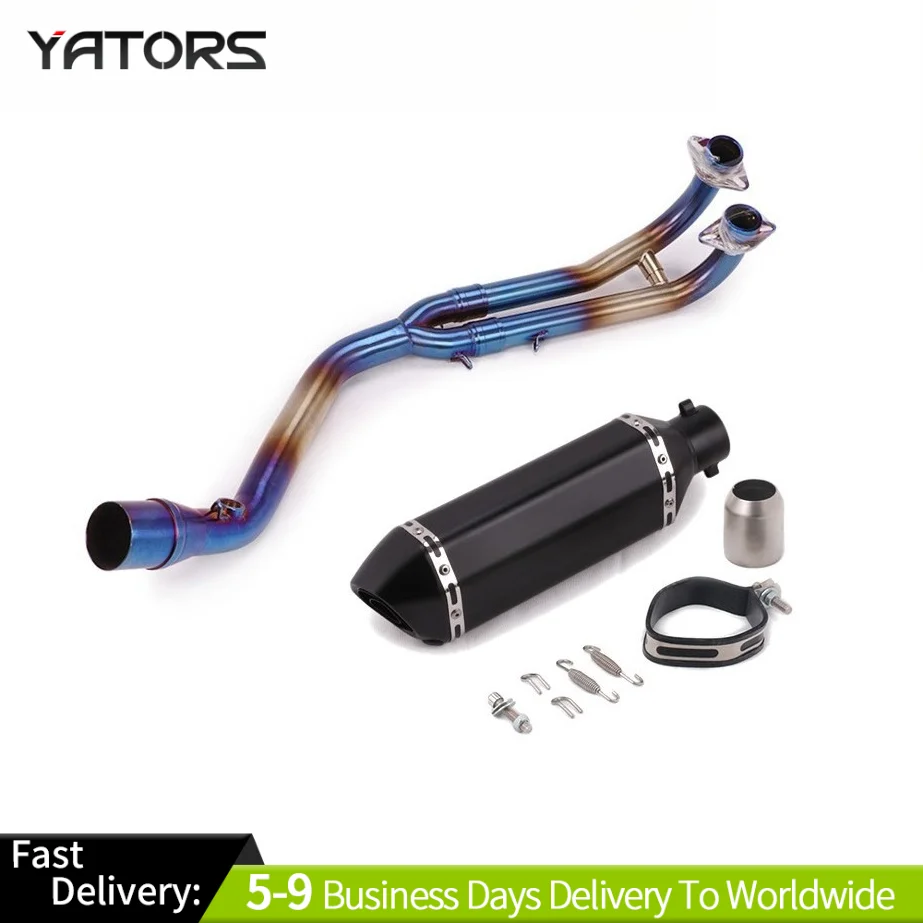 

For Yamaha TMAX530 TMAX500 2008-2016 Motorcycle Exhaust Muffler Front Link Pipe Exhaust Systems Exhausts Pipes