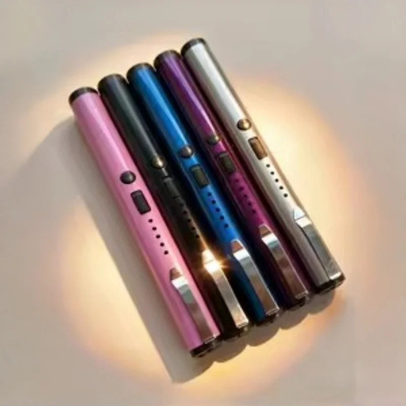 

Mini Portable Pulse USB Arc Plasma Lighter LED Display Cigar Lighter Outdoor Windproof High Power Lighter For Camping BBQ Kitche