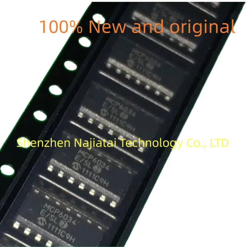 

5PCS/LOT 100% New Original MCP6034-E/ST MCP6034-E MCP6034 TSOP14 IC Chip