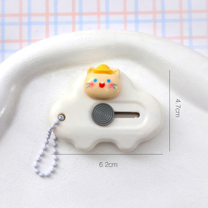 Cute Utility Knife Keychain Mini Craft Wrapping Box Paper Envelope Cutter Utility Knife Letter Opener Letter Opener Stationery