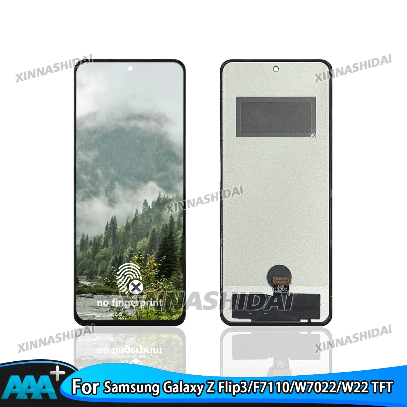 Super Quality TFT For Samsung Galaxy Z Flip 3 F7110 W7022 W22 LCD Display Touch Screen Digitizer For Samsung Z Flip 3 No Frame