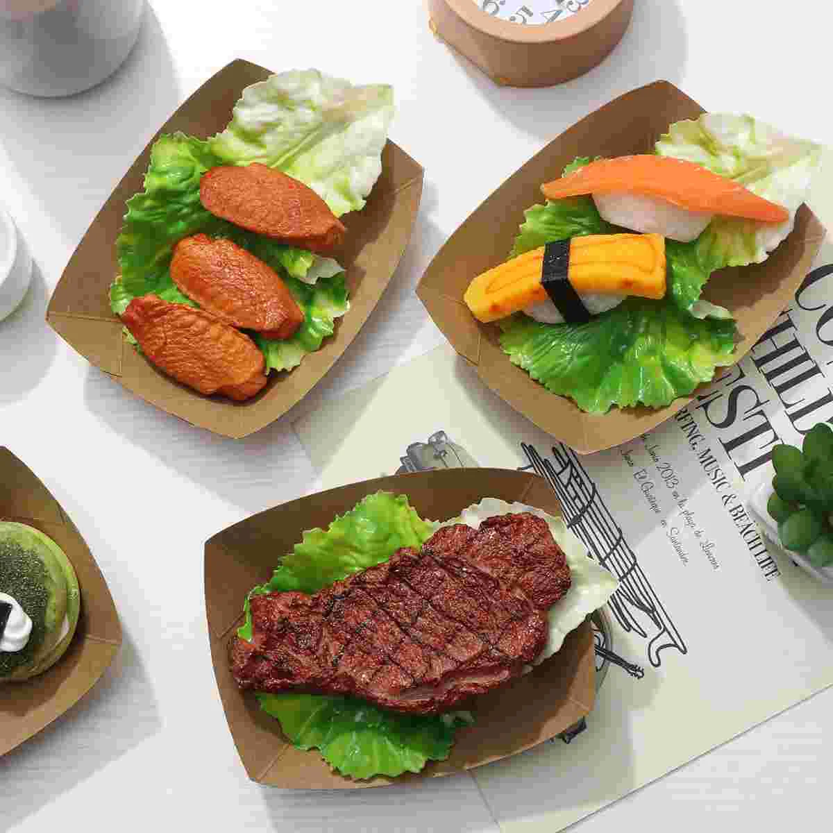 Take Out Carton Food Containers for Party Kraft Paper Lunch Salad Disposable