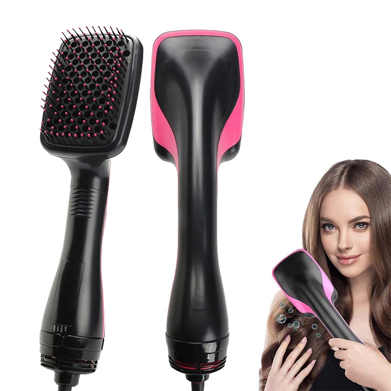 Multi-Functional Styling Hair Straightening Hot Air Brush High Power Ceramic Curling Iron Household Electric Hot Air Comb