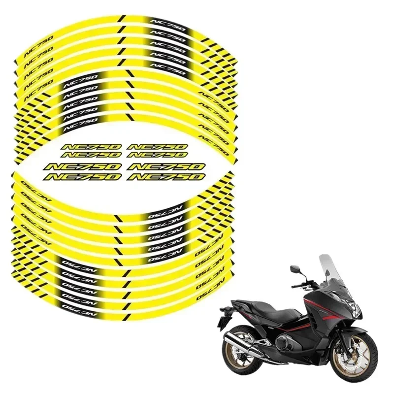 FOR HONDA NC750 NC750S NC750N NC750X Motorcycle Motor Parts Contour Wheel Decoration Decal Sticker - C