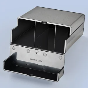 Metal cigarette with automatic, humidityproof flip lid, expand the storage box, men's cigarette support, 40pcs capacity 12 Main Sales Cigarette holder - №10