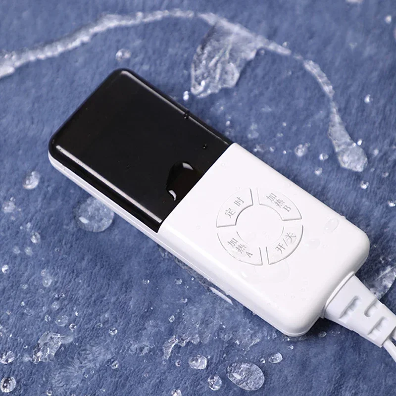 

Электрическое одеяло 150*80 см с регулируемой температурой и таймером, комфортное электрическое одеяло для дома, электрический матрас.