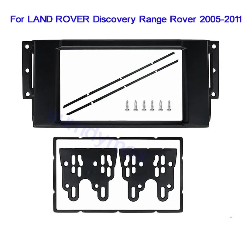 

2Din автомобильный стерео радио DVD панельное крепление панели комплект для LAND ROVER Discovery Range Rover 2007-2011 DVD ремонтная рамка комплект приборной панели