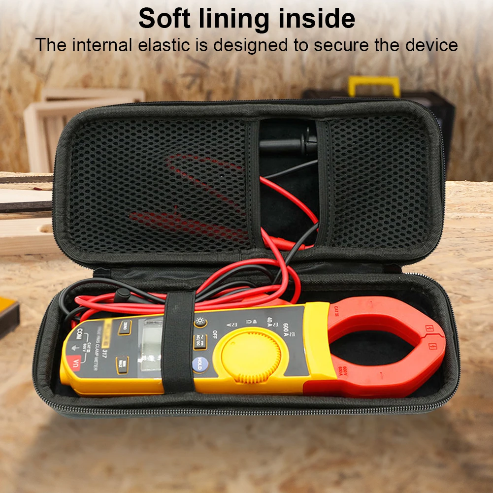 EVA Hard Protect Box for Fluke 317 Digital Clamp Meter Portable Storage Bag Carrying Case for Fluke F319 F365 Multimeter