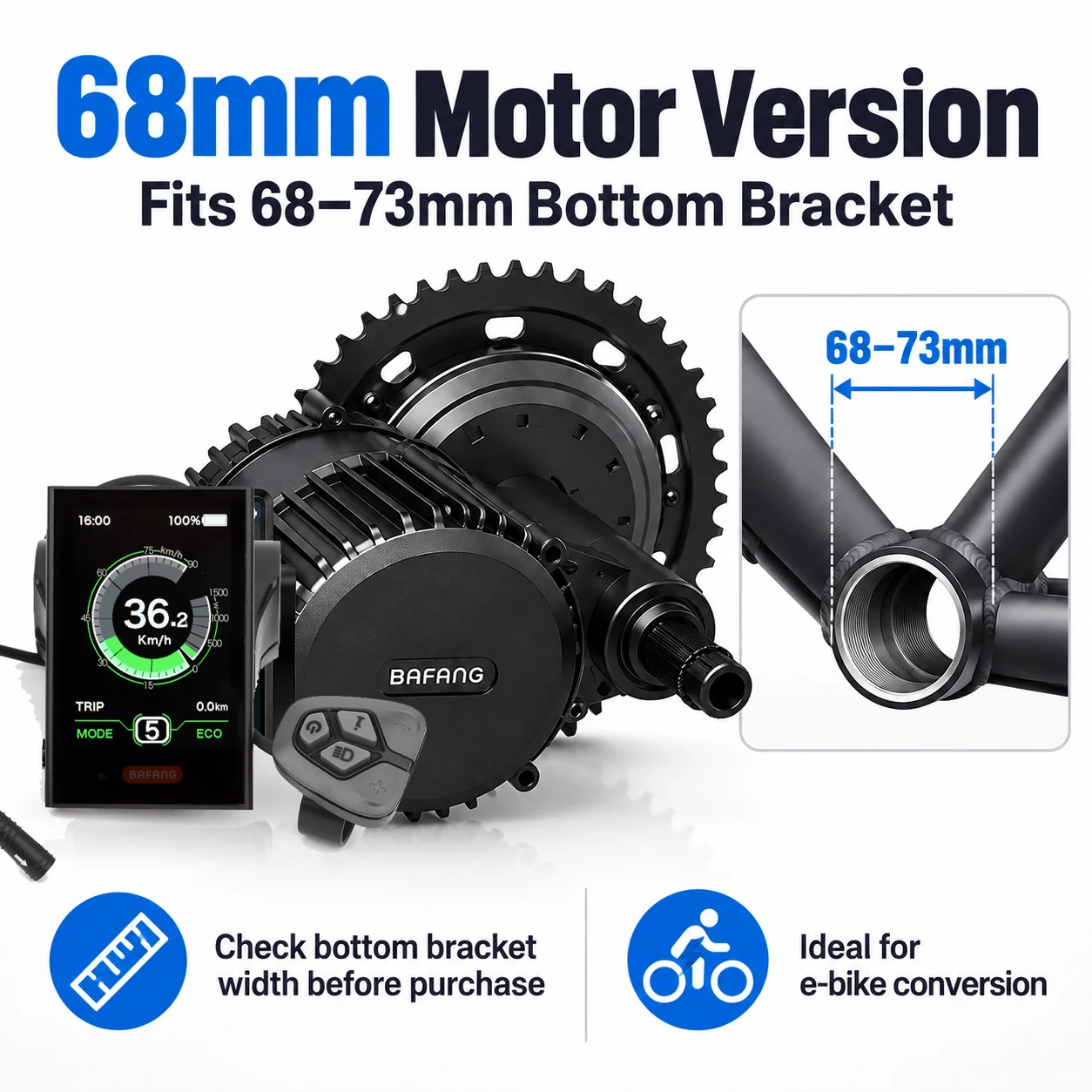Kit de Motor Central BAFANG 48 - Bafang Bbshd 1000W Conversion Kit avaliação e preço