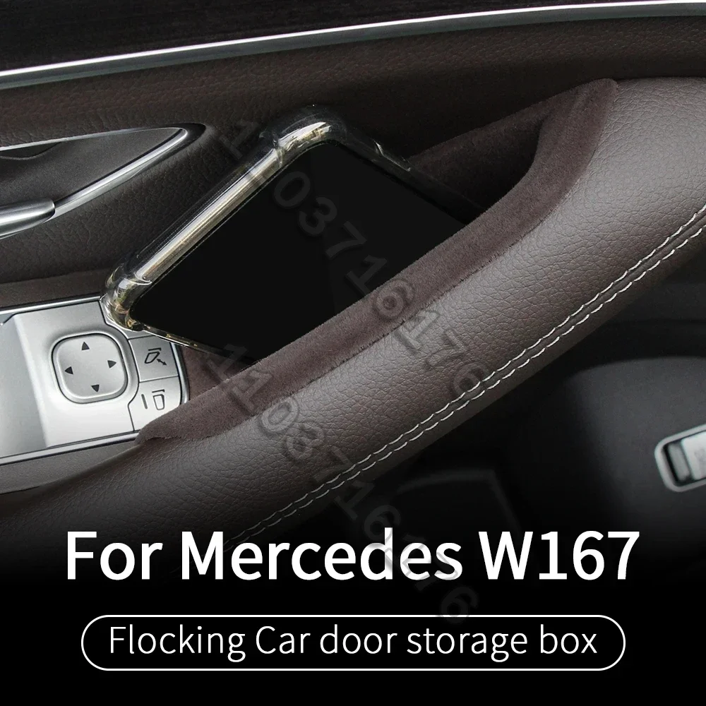 Door storage box for Mercedes 2020-2025 gle w167 suv v167 coupe supplies gls x167 gle 350 amg 450 500e 350d interior accessories
