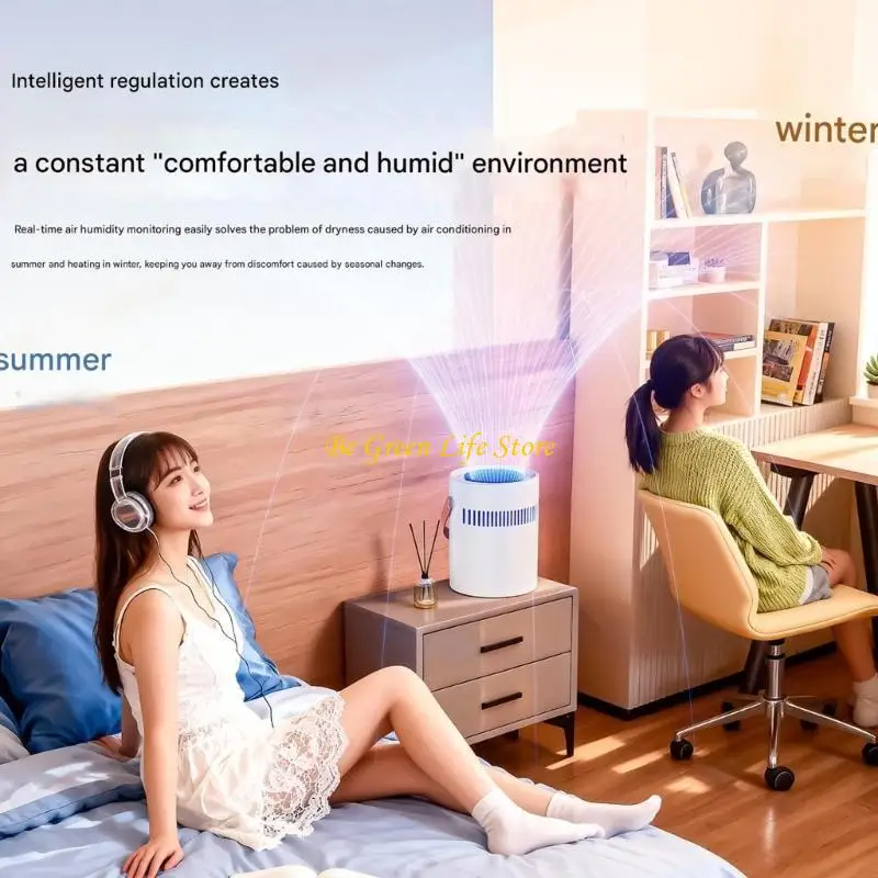 

Настольный небольшой увлажнитель M7DF с тихим ночным режимом и легкой пластиковой текстурой