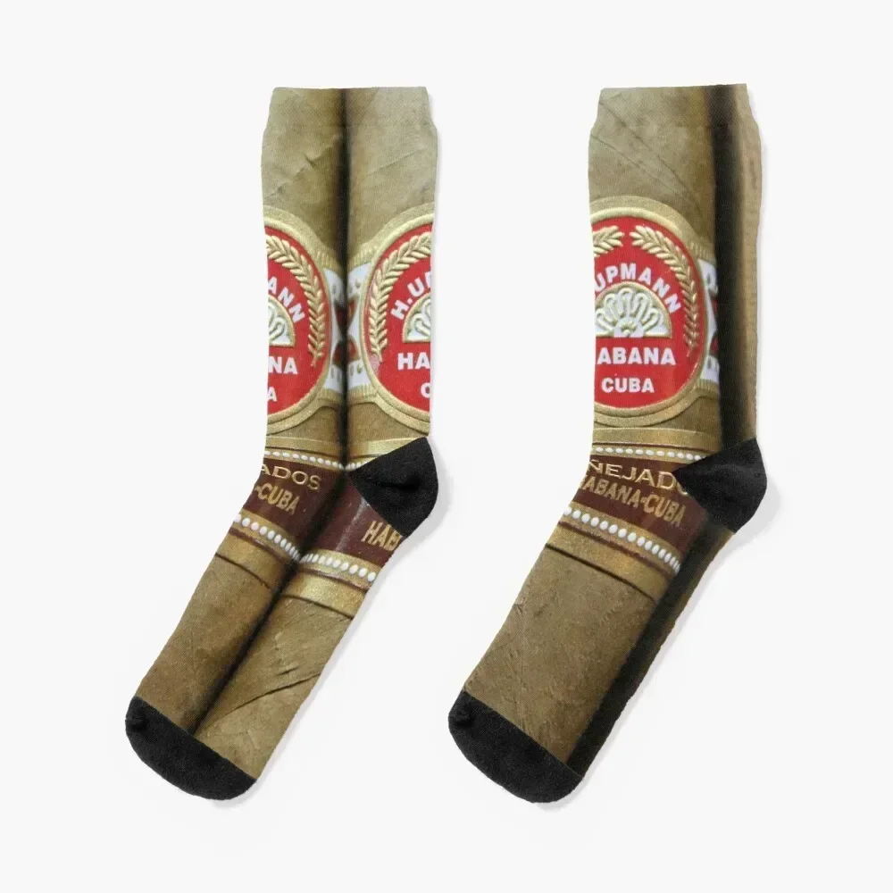 Cuban cigars Socks with print anime sports and leisure Lots Socks Women's Men's