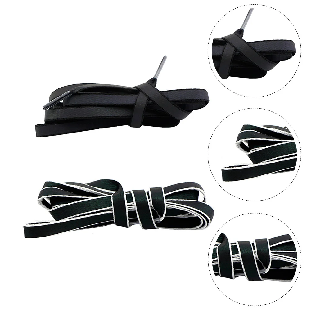 

2 Pairs Reflective Shoelaces Flat Lace For Sneakers Tennis Basketball Shoes Unisex Luminous Shoe Strings Sports Shoe Accessories