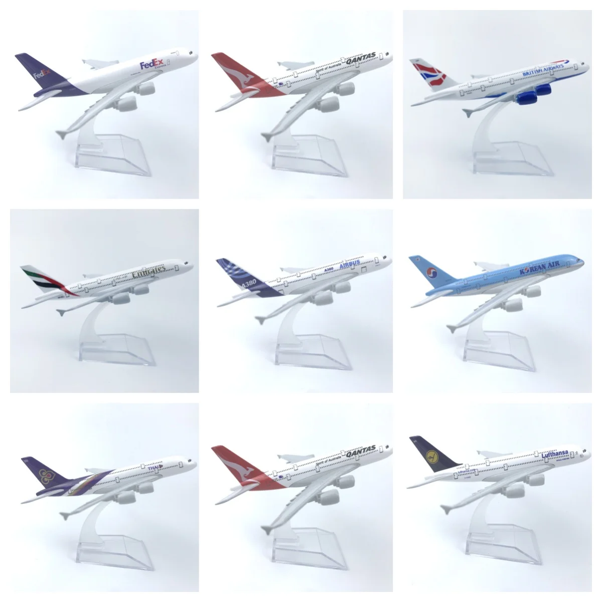 Emirates A380 Flugzeug-Diecastmodell im Maßstab 1:400, 16 cm, Sammlerstück, Miniatur-Flugzeugmodelle, Jungen-Spielzeug, Ausstellungsstücke