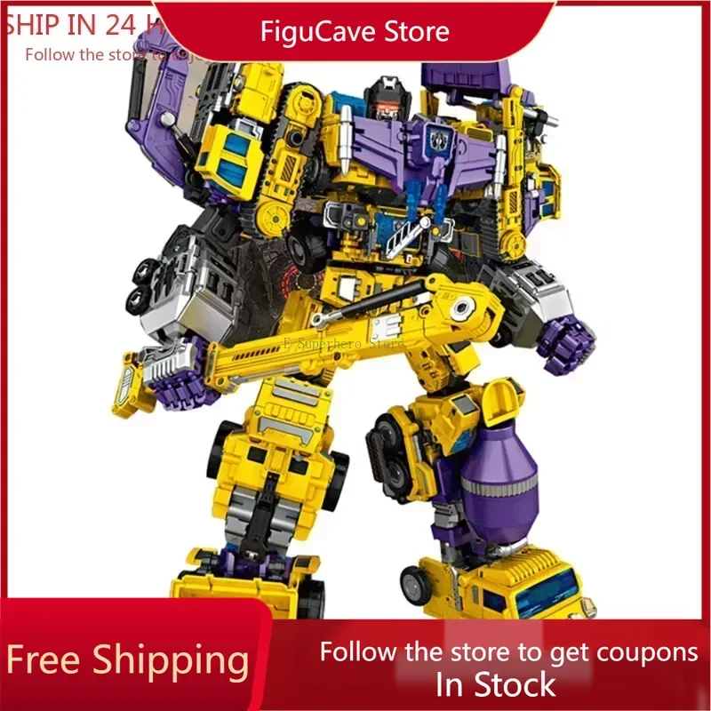 

Трансформируемая фигурка NBK Devastator 6-в-1 GT G1: Модель-робот-трансформер из фильма, игрушка-подарок для детей