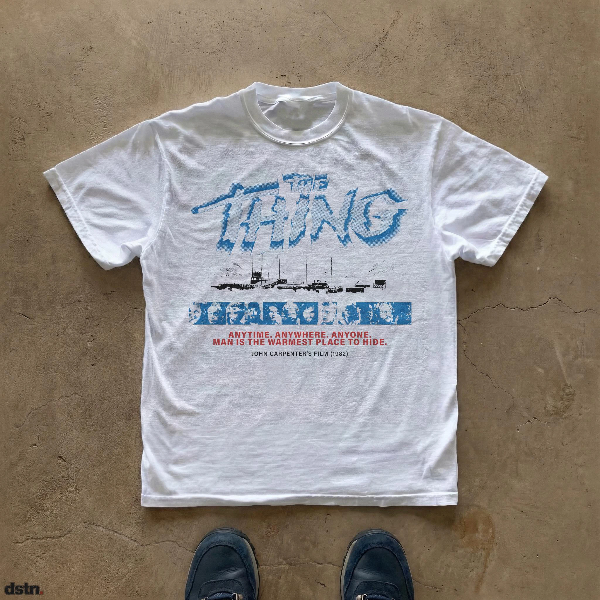 Classic Horror Movie T-shirt The Thing Graphic Men Women Oversize Streetwear Y2k Casual Cotton Short Sleeve Female Male Clothing