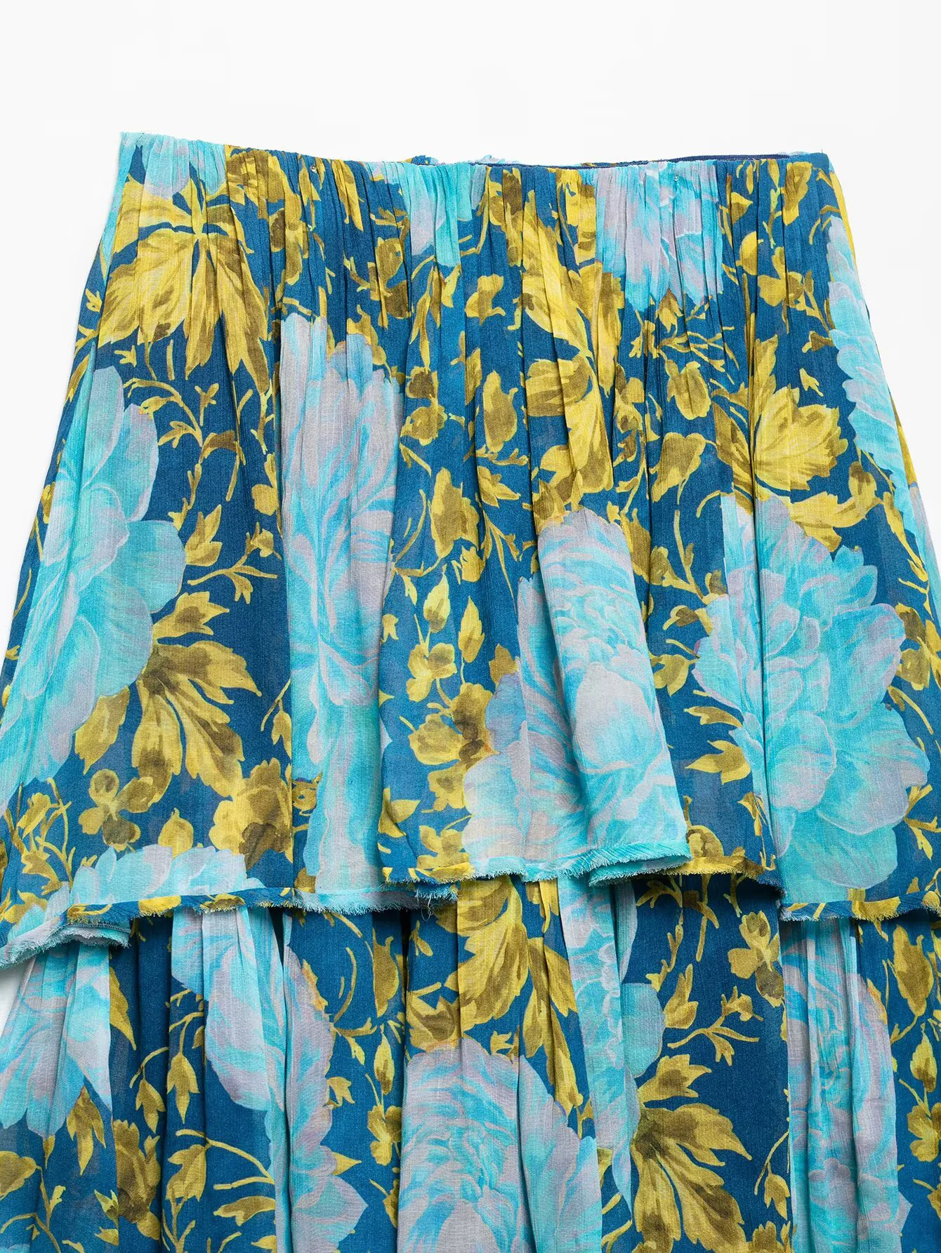 Stile europeo e americano 2025 Estate Nuovo stile di abbigliamento da donna Semplice abito slim fit senza spalline stampato con spalle scoperte