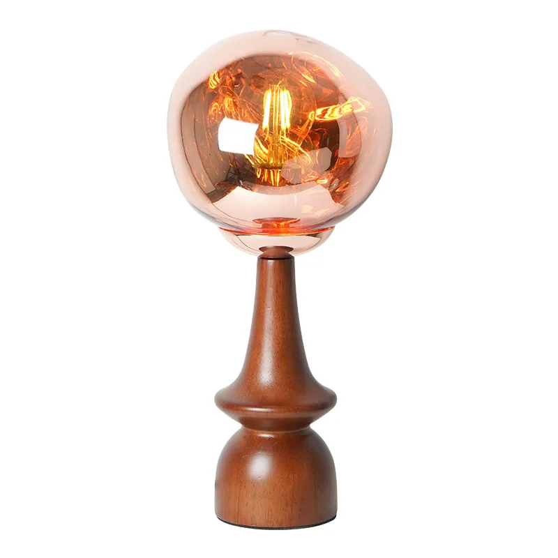

Retro lava table lamp, bedside high sense, wabi-sabi American style, medieval creative living room, bedroom decoration
