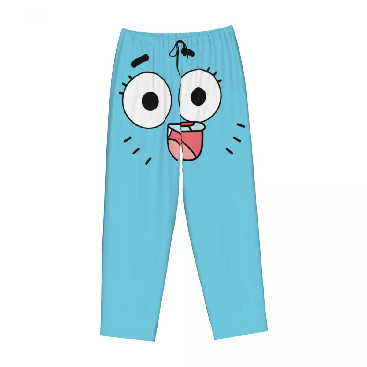Custom The Amazing World Of Gumball Pajama Pants Sleepwear Women's Elastic Waistband Cartoon Sleep Lounge Bottoms with Pockets