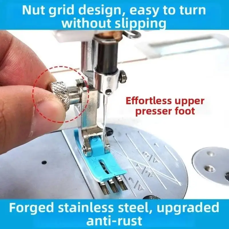2Pcs Quick Hand-Tightening Presser Foot Screw For Computerized Flat Sewing Machines And Old-Style Pedal Sewing Machines