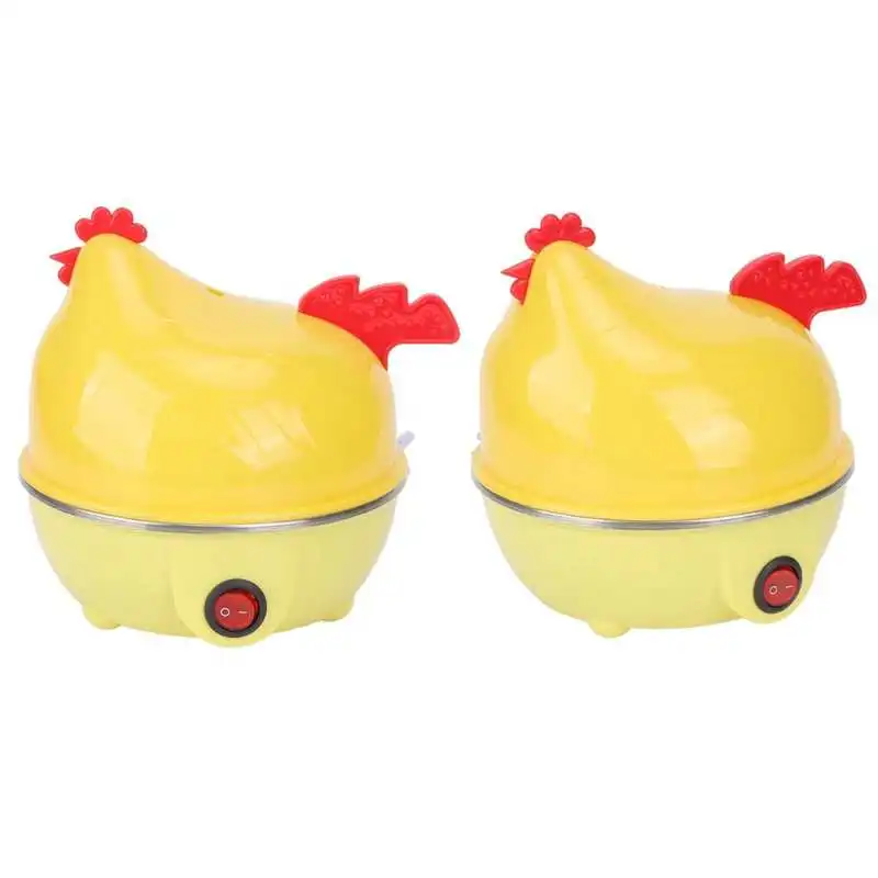 طباخ كهربائي للبيض بسعة 7 بيضات ، إغلاق تلقائي ، ماكينة إفطار صغيرة ، غلاية بيض سريعة على شكل دجاج ، متعددة الوظائف #3