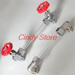 Cork water level gauge 3 branch glass tube elbow steam generator boiler water level elbow water steam tube tube steaming