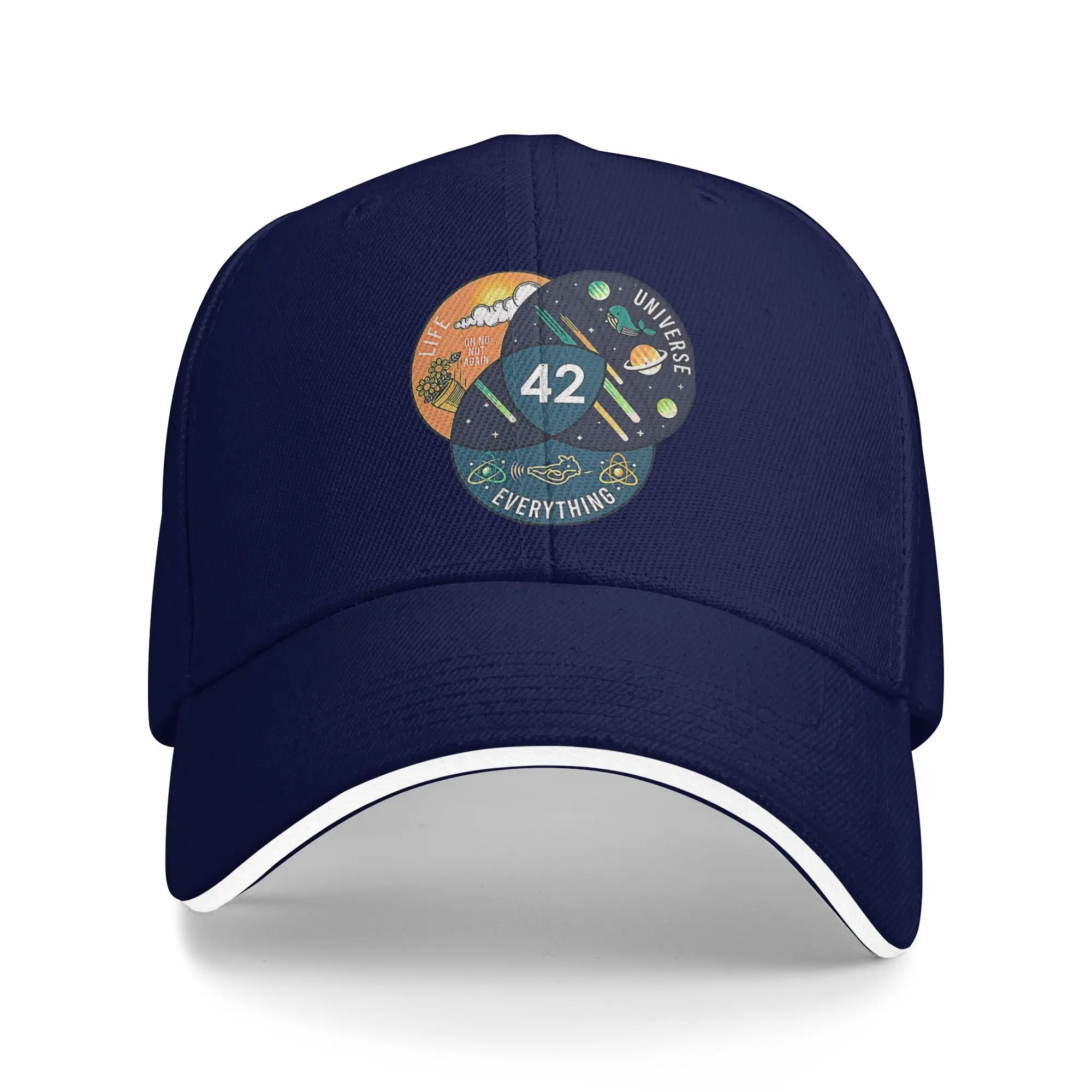 42 Answer To Life the Universe and Everything Baseball Cap Casual  Sandwich Caps Men Women Adjustable Dad Hat Sport