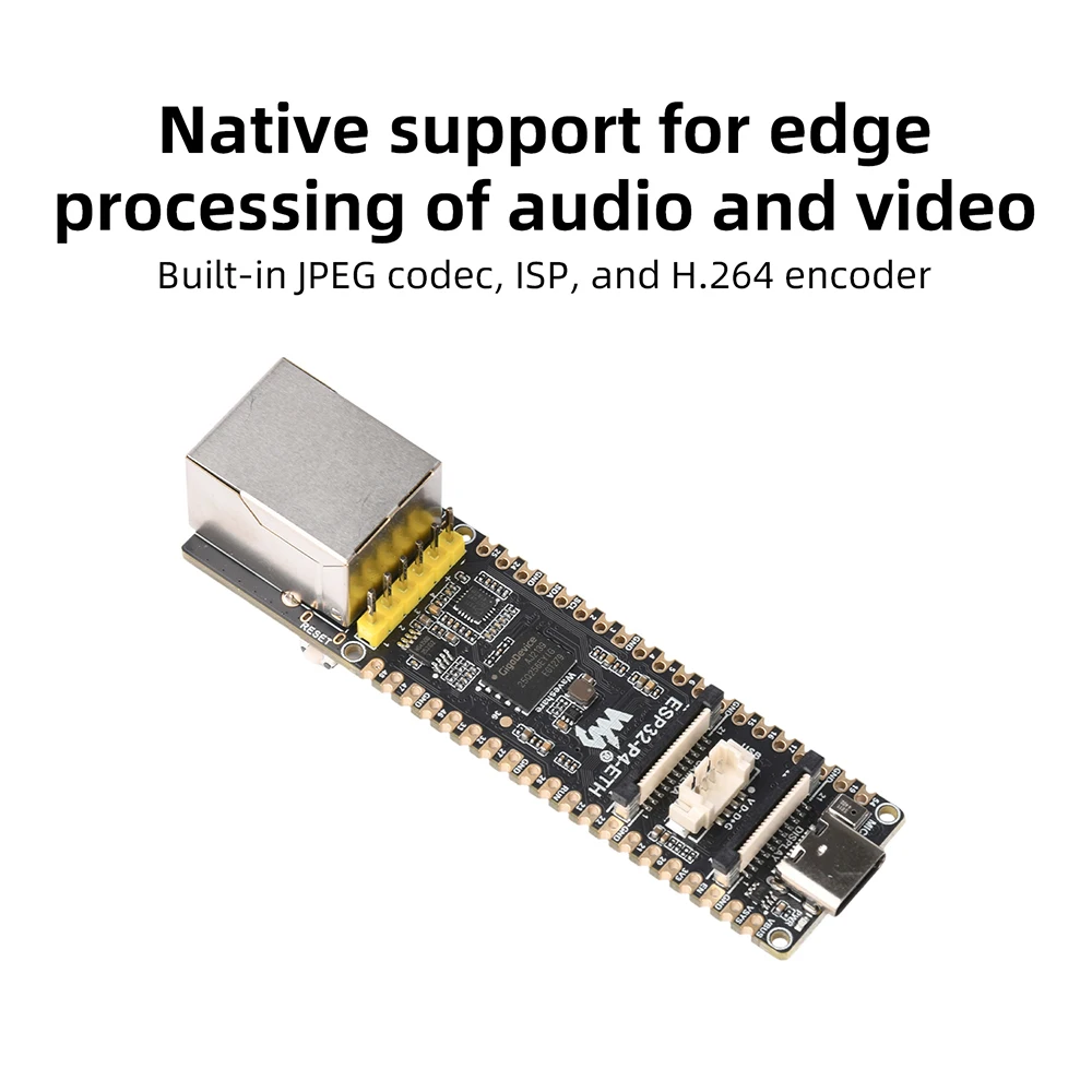 ESP32-P4-ETH ESP32-P4 Development Board High Performance With Camera/DSI/RJ45 100Mbps Ethernet Port Supporting