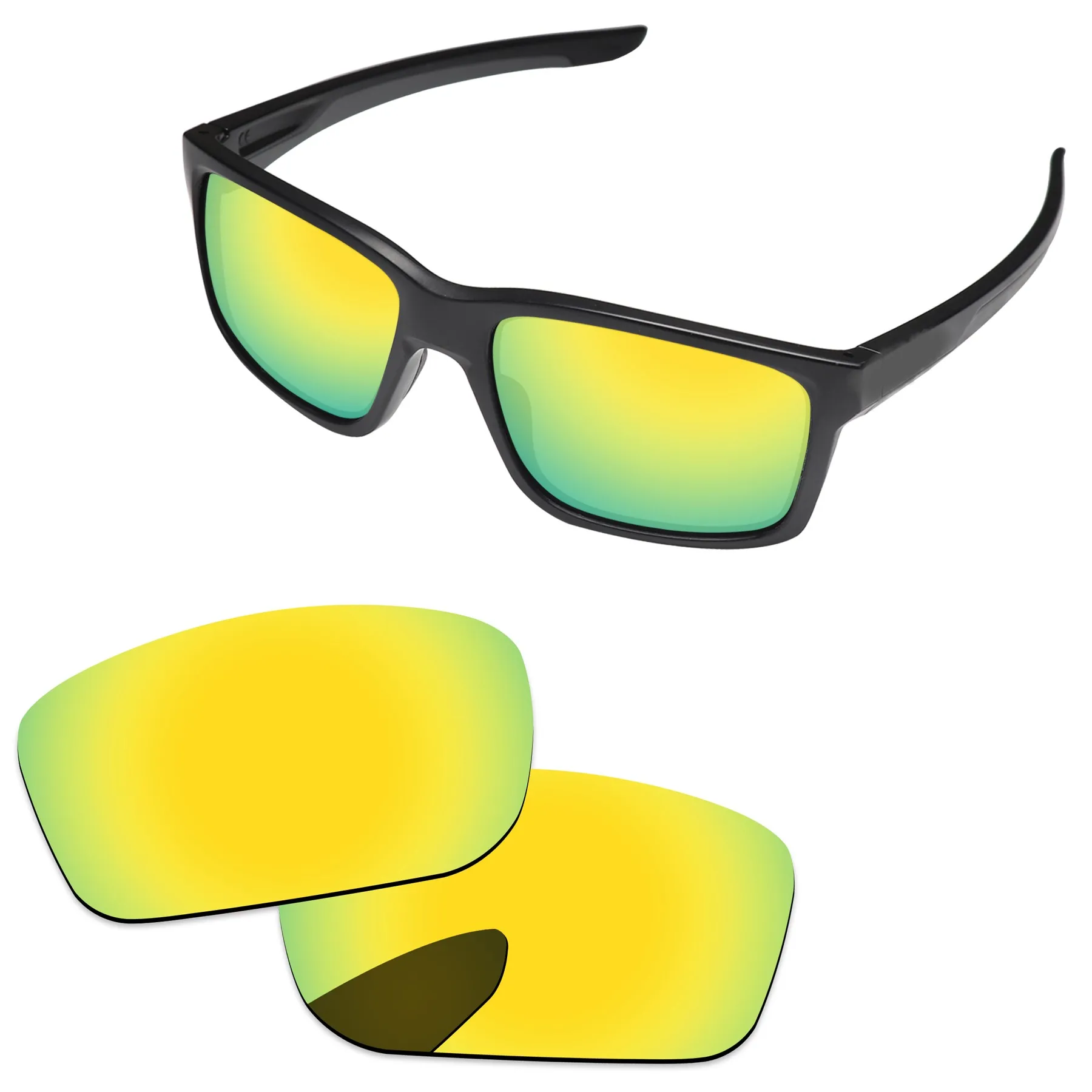 Lentes de repuesto Qyvolux para gafas de sol Oakley Mainlink OO9264 - 57 mm polarizadas - Múltiples opciones (no incluyen el marco)