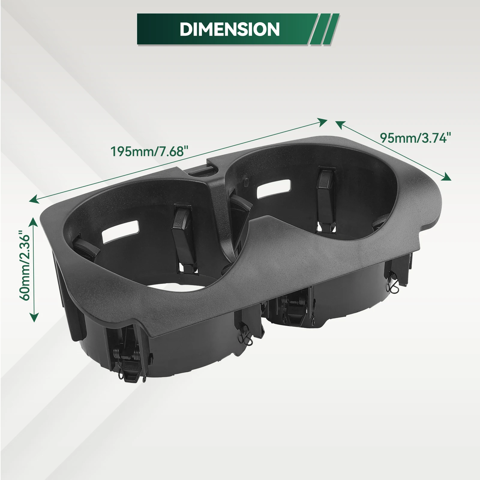 Car Center Console Insert Drinks Water Cup Holder For Mercedes Benz C E GLC V G Class W205 W213 W253 W447 2056800691 A2056800691