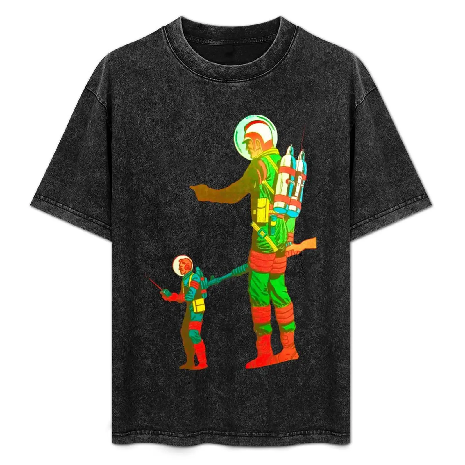 

Space travellers T-Shirt blue archive anime clothes men workout shirt