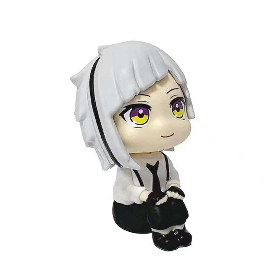 حار بيع MegaHouse LooK Up Bungou الكلاب الضالة دازاي أوسامو ناكاجيما أتسوشي ألعاب شخصيات الحركة البلاستيكية نموذج جمع Kwaii Q دمية #5